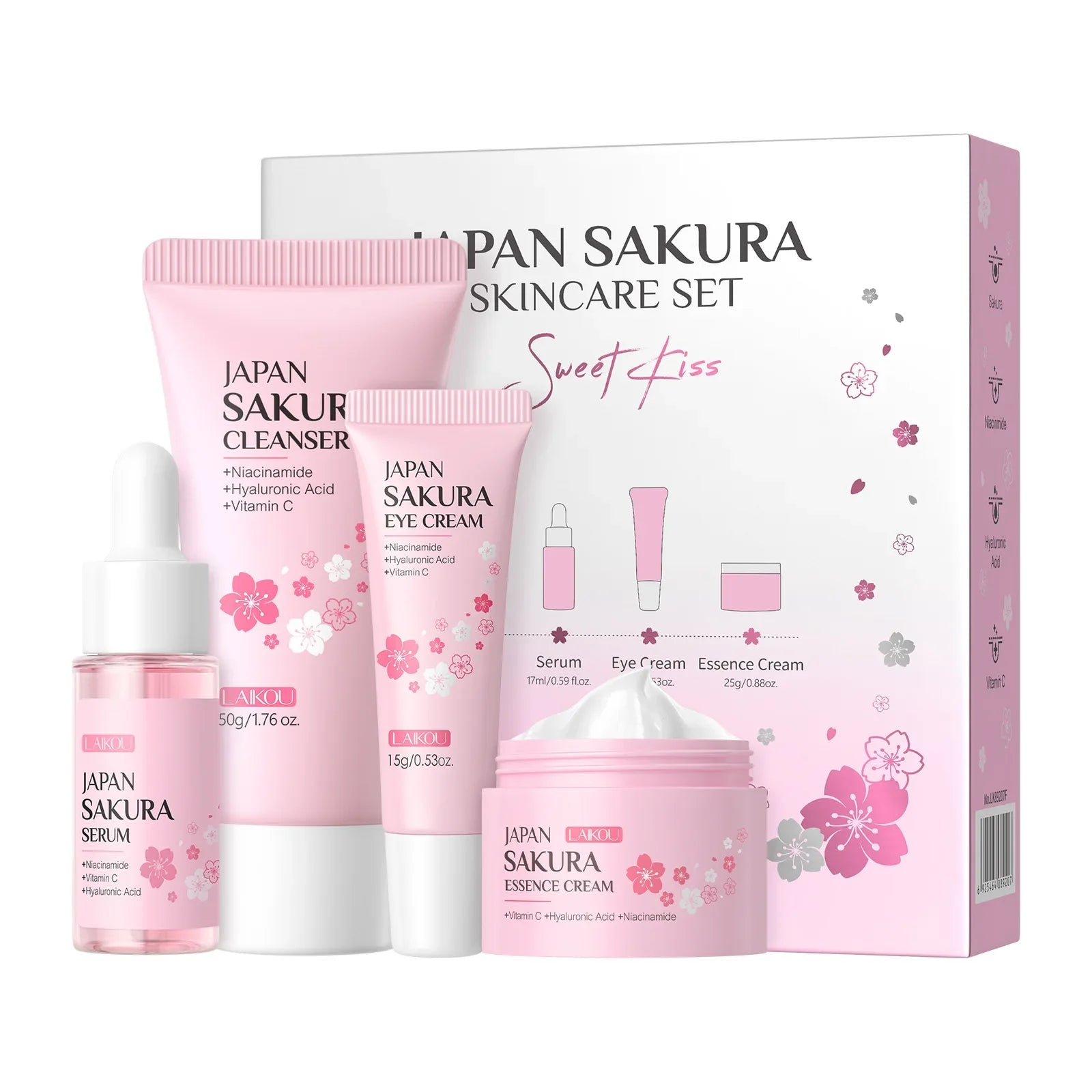 Sakura Skincare Set 4pcs
